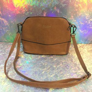 AIJIA Faux Suede Crossbody bag. NWOT